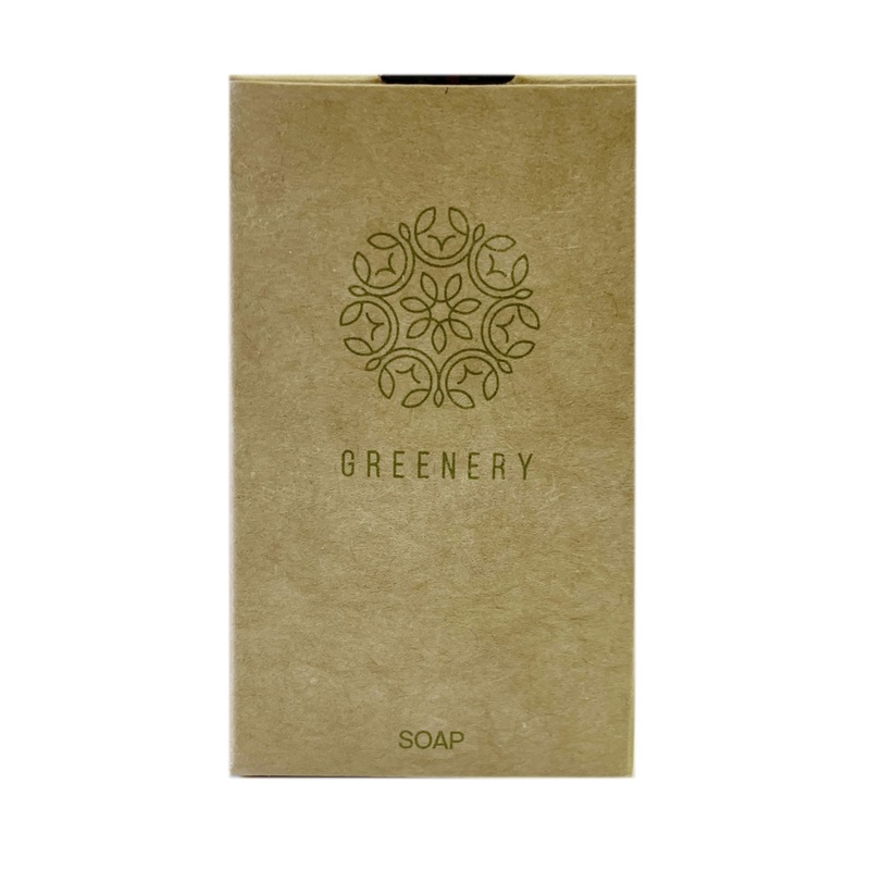 Изображение товара Уценка. Мыло туалетное Greenery 13 г картон (500 штук в упаковке)