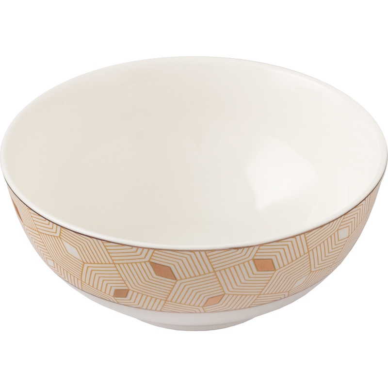 Изображение товара Фарфоровый салатник Nadoba Mari Gold 14 см 360 мл декоративный в стиле золото