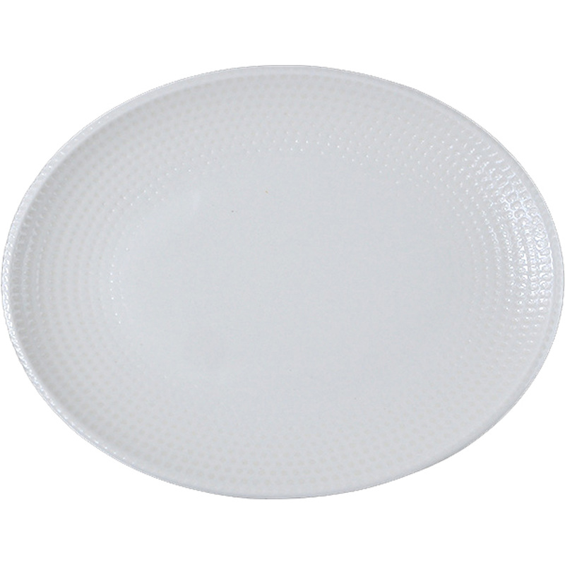 Изображение товара Фарфоровое блюдо для подачи Bonna Пьюре Дот Мув 31x24 см для ресторанов и дома