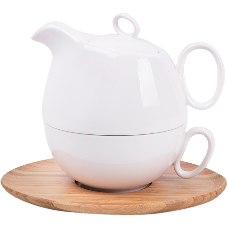 Изображение товара Набор чайный Мила фарфор 1 персону оригинальный дизайн в подарочной упаковке