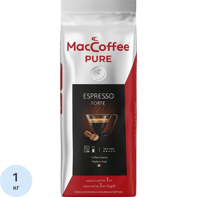 Изображение товара Кофе в зёрнах MacCoffee PURE Espresso Forte 1 кг