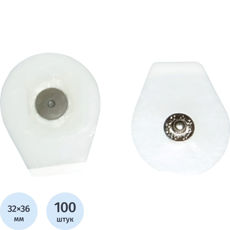 Изображение товара Электроды для ЭКГ одноразовые Fiab дети 32х36 мм твердый гель 100 шт