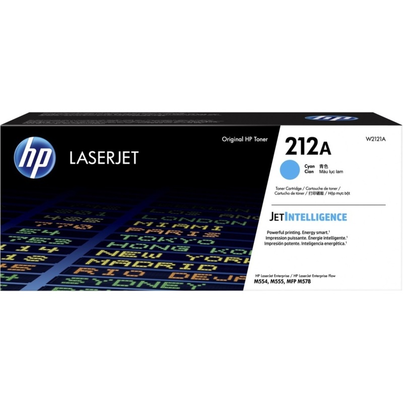Изображение товара Лазерный картридж HP 212A C W2121A голубой оригинальный для принтеров HP