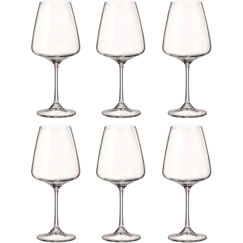 Изображение товара Набор бокалов для красного вина Crystal Bohemia Corvus, 6 штук, 450 мл