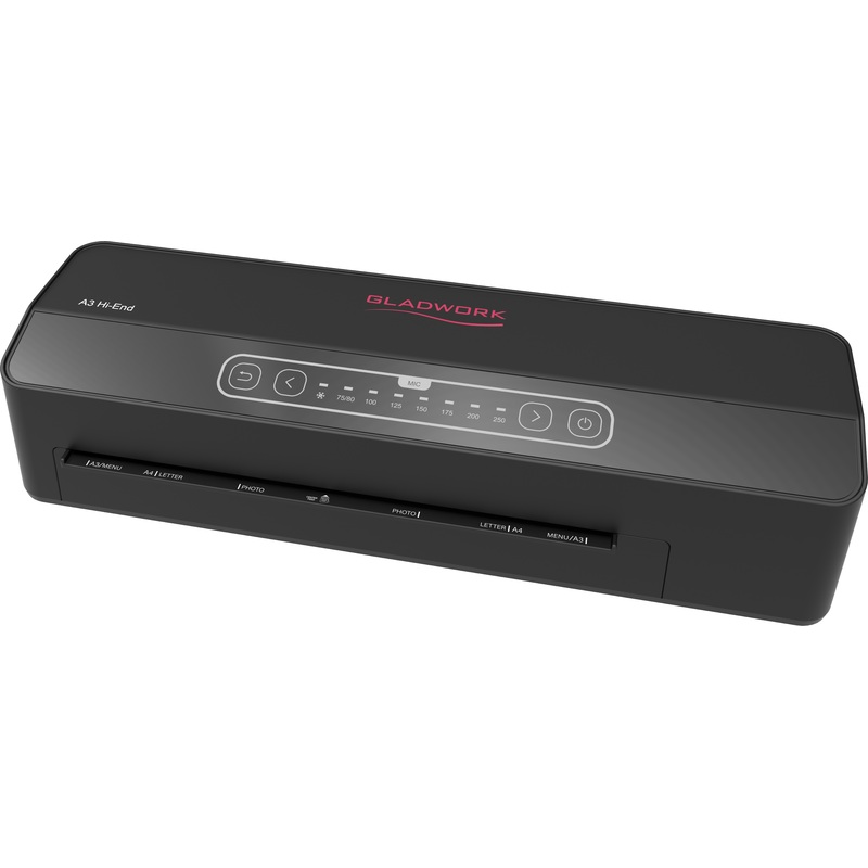 Изображение товара Ламинатор Gladwork jLam A3 Hi-End профессиональный для офисов и дома