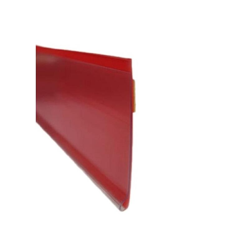 Изображение товара Уценка. Ценникодержатель полочный самоклеящийся DBR39 длина 1000 мм красный (50 штук в упаковке)