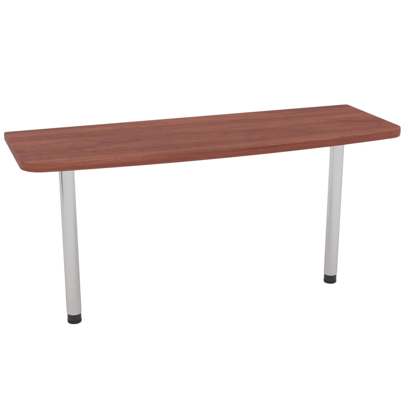 Изображение товара Брифинг-приставка Комус Мебель Сатурн-Д с опорами, яблоня, 1600x570x764 мм