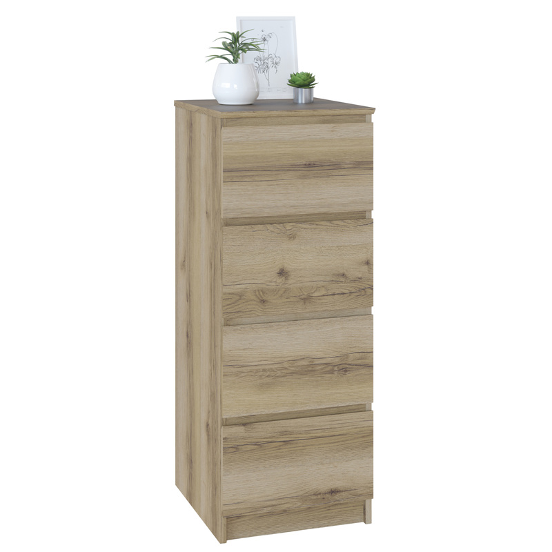 Изображение товара Комод Сокол Т-4р из дуб делано с четырьмя ящиками, современный дизайн