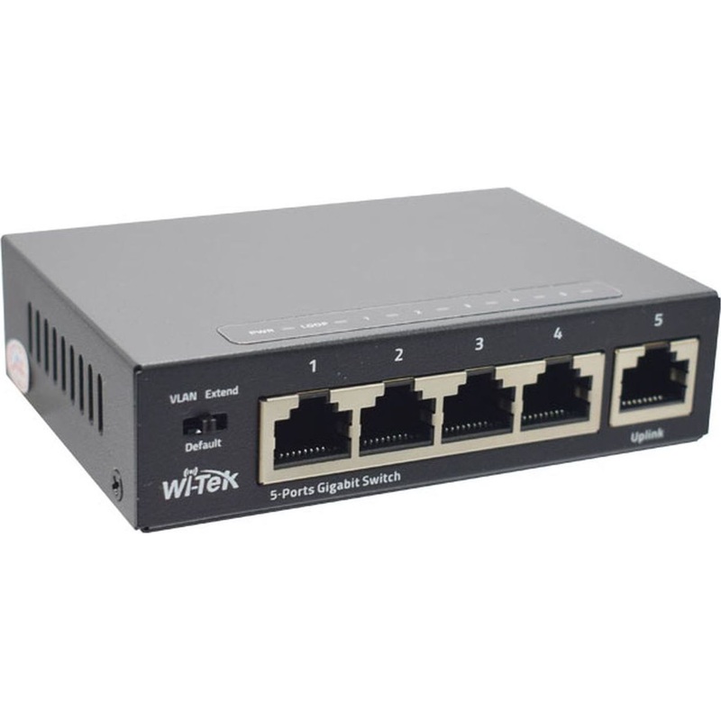Изображение товара Коммутатор Wi-Tek WI-SG105 5 портов гнучкое бизнес-решение для дома и офиса