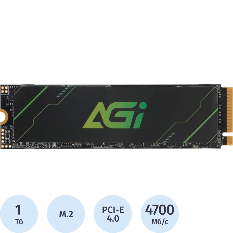 Изображение товара SSD накопитель Agi AI818 1 ТБ (AGI1T0G43AI818-CB) Изображение товара SSD накопитель Agi AI818 1 ТБ (AGI1T0G43AI818-CB)