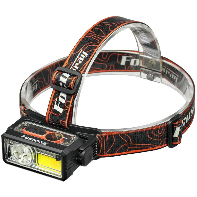 Изображение товара Налобный фонарь FOCUSray 1327 с 8 источниками света, до 200м, IP44