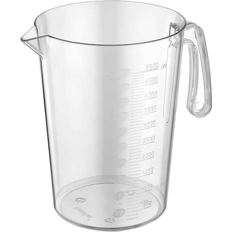 Изображение товара Кувшин Gastroplast 5000 мл без крышки для измерения жидких и сыпучих продуктов