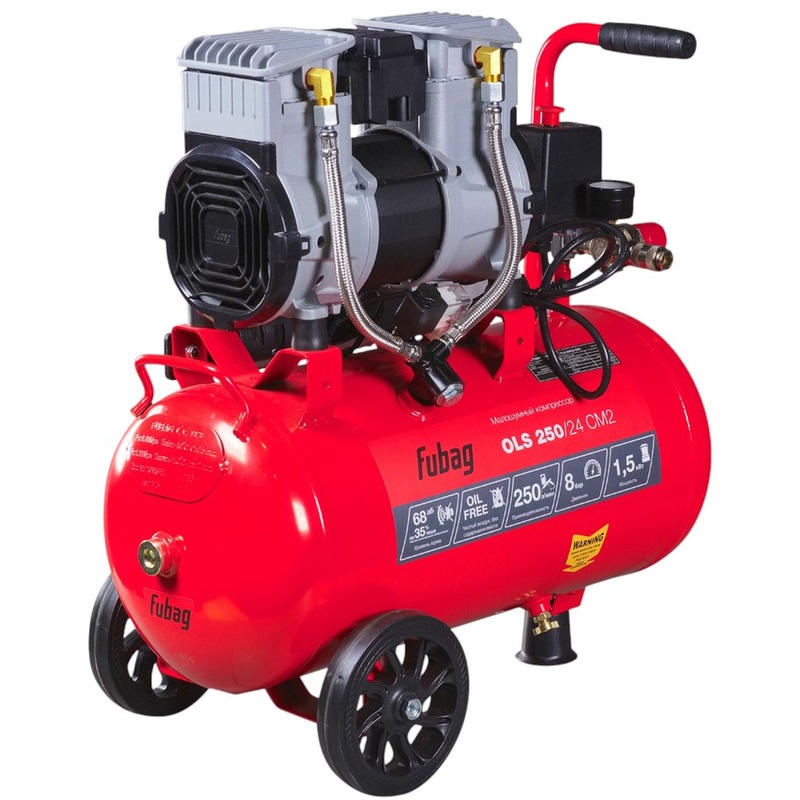 Изображение товара Компрессор безмасляный малошумный Fubag OLS 250/24 CM2 (646070)