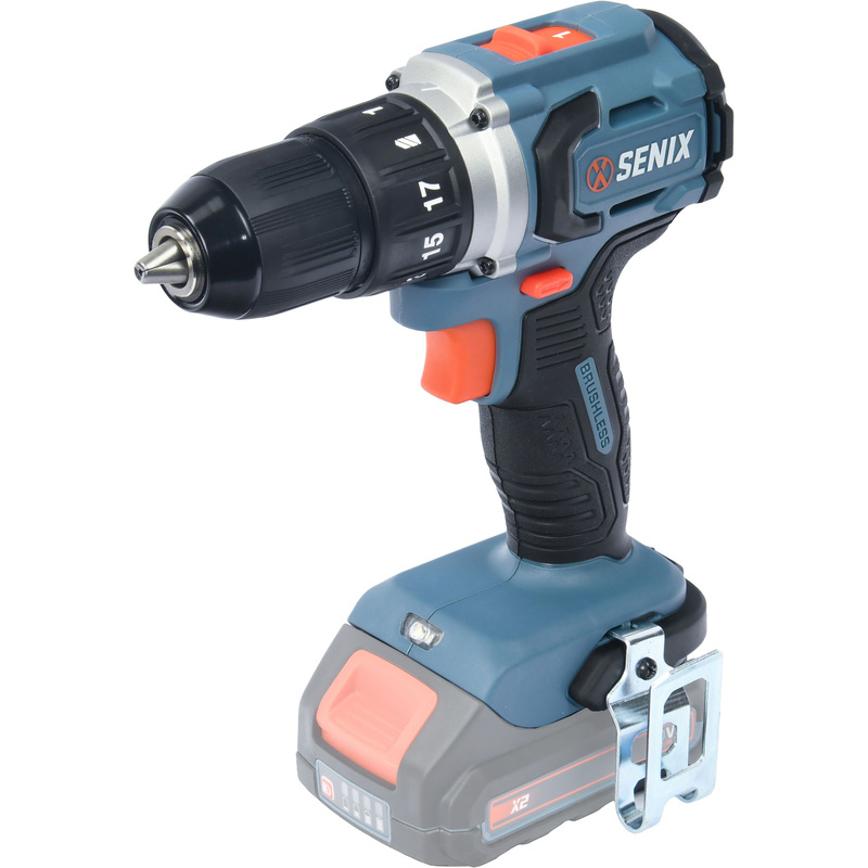 Изображение товара Дрель-шуруповерт аккумуляторная Senix PDDX2-M2-EU без АКБ и ЗУ