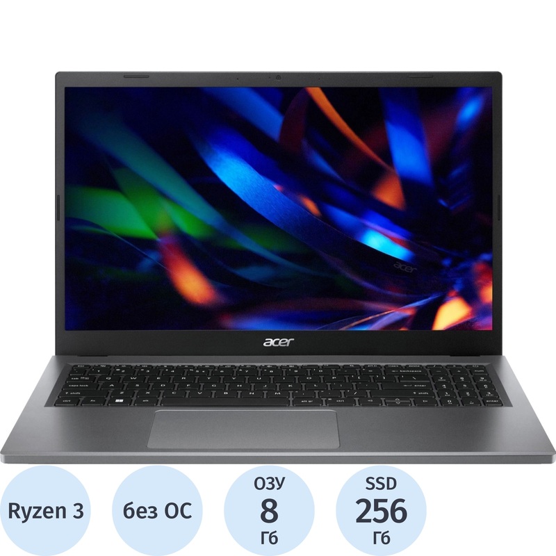 Изображение товара Ноутбук Acer Extensa 15 EX215-23 15.6 Full HD IPS AMD Ryzen 3 8ГБ SSD 256ГБ