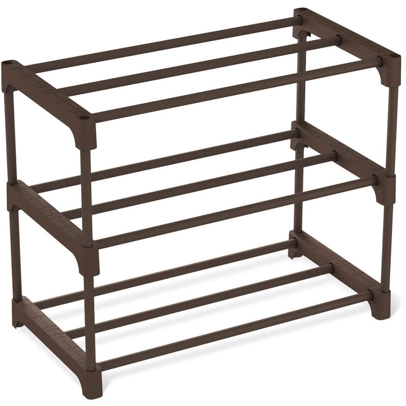 Изображение товара Полка для обуви SHT-SR6-P коричневая 595х310х485 мм
