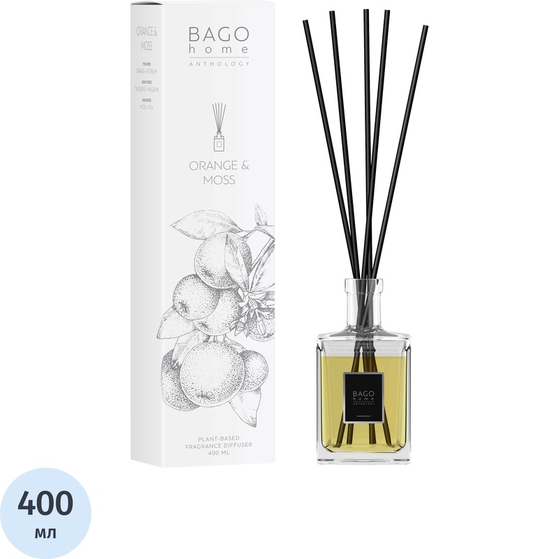Изображение товара Аромадиффузор Bago Home Апельсин и мох 400 мл
