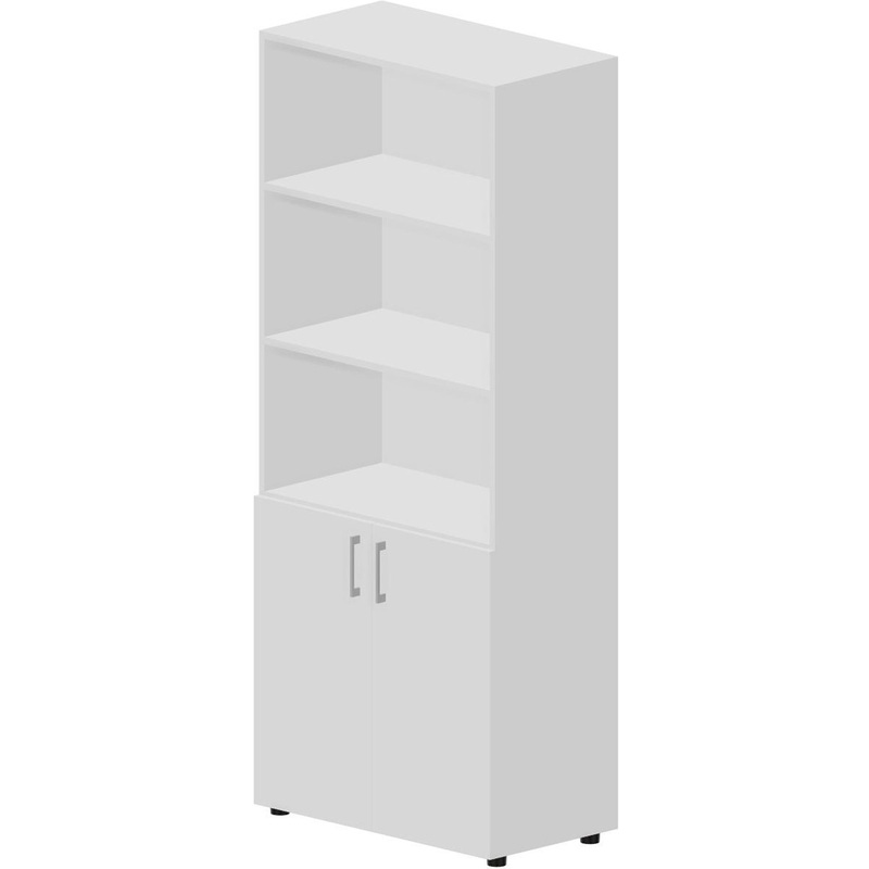 Изображение товара Шкаф для документов Artwood OMHS833BLBL полузакрытый (белый, 800х440х1950 мм)