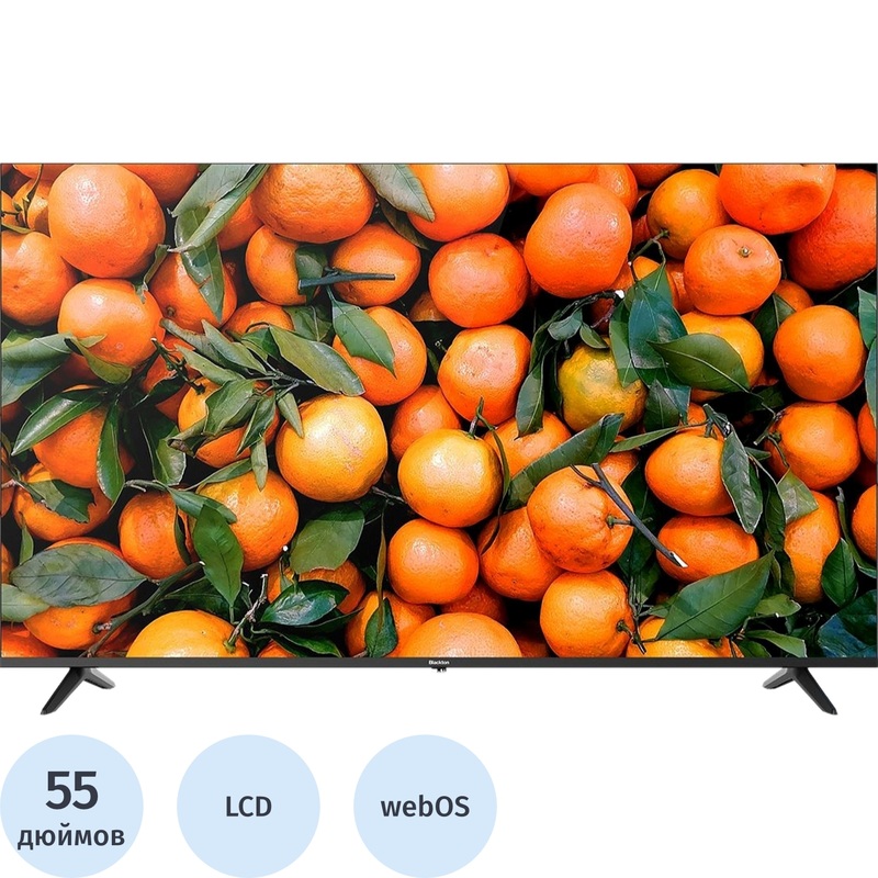 Изображение товара Телевизор 55 Blackton Bt 55FSU34B Ultra HD 4K Smart TV с Wi-Fi и Bluetooth