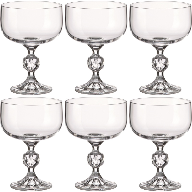 Изображение товара Набор бокалов для шампанского Crystal Bohemia Sterna 200 мл 6 штук