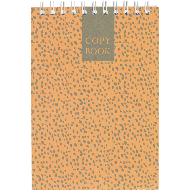 Изображение товара Блокнот Attache Fleur Коралл А6 60 листов спираль мягкий дизайн для ежедневных заметок