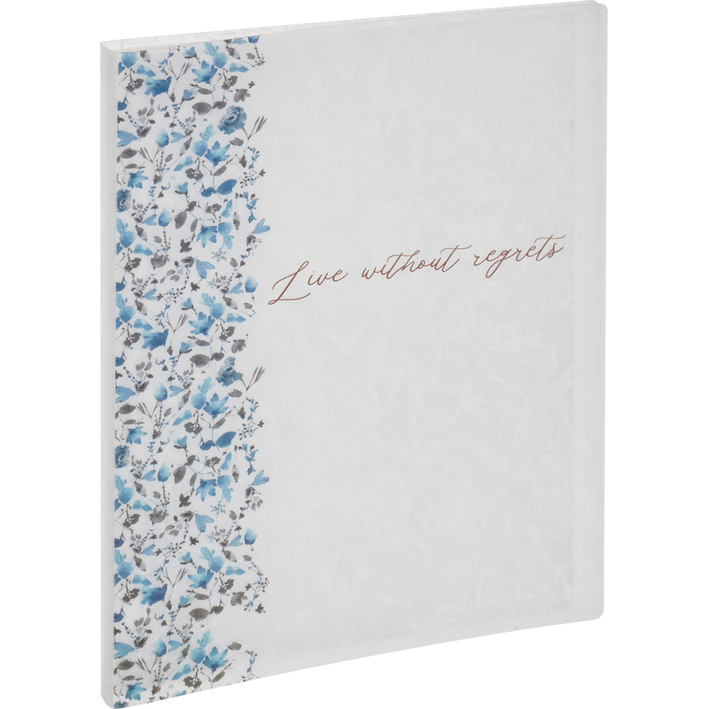 Изображение товара Папка файловая на 20 файлов Attache Selection Bloom А4 15 мм белая (толщина обложки 0,4 мм)