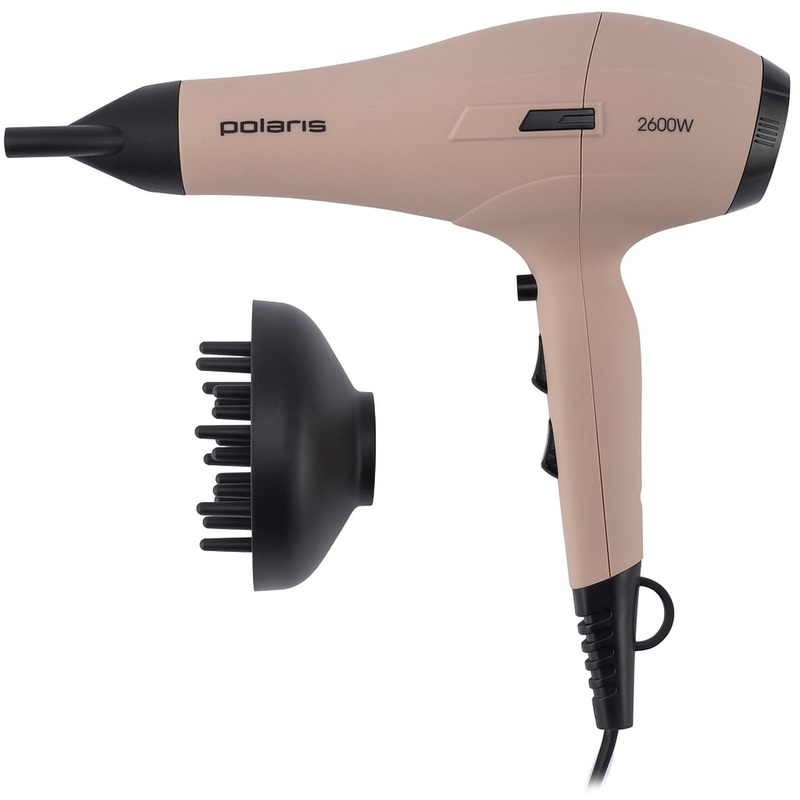 Изображение товара Мощный фен Polaris PHD 2600ACi Salon Hair с ионизацией и диффузором