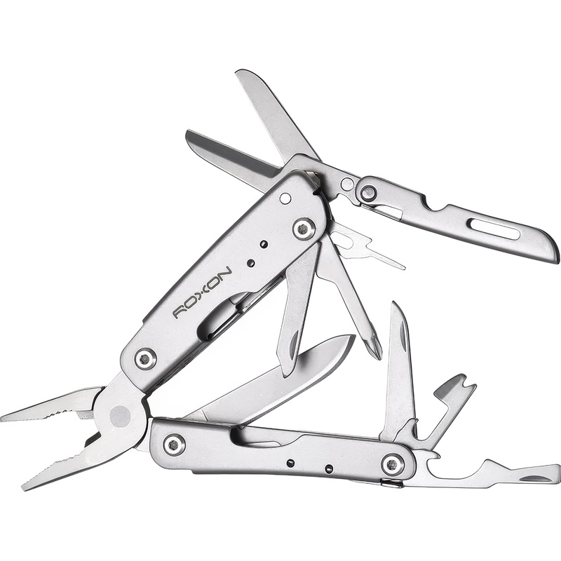 Изображение товара Мультитул Roxon Мини 14 функций серебристый
