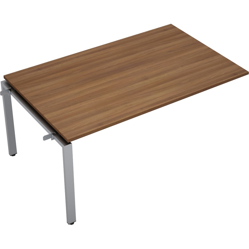 Изображение товара Элемент стола для переговоров Avance 6МПС.603 шамони тёмный/алюминий матовый 1400х1000х750 мм