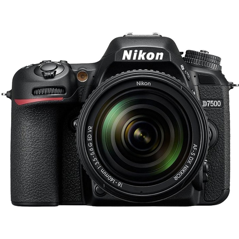 Изображение товара Зеркальный фотоаппарат Nikon D7500 + объектив AF-S DX Nikkor 18-140 VR черный