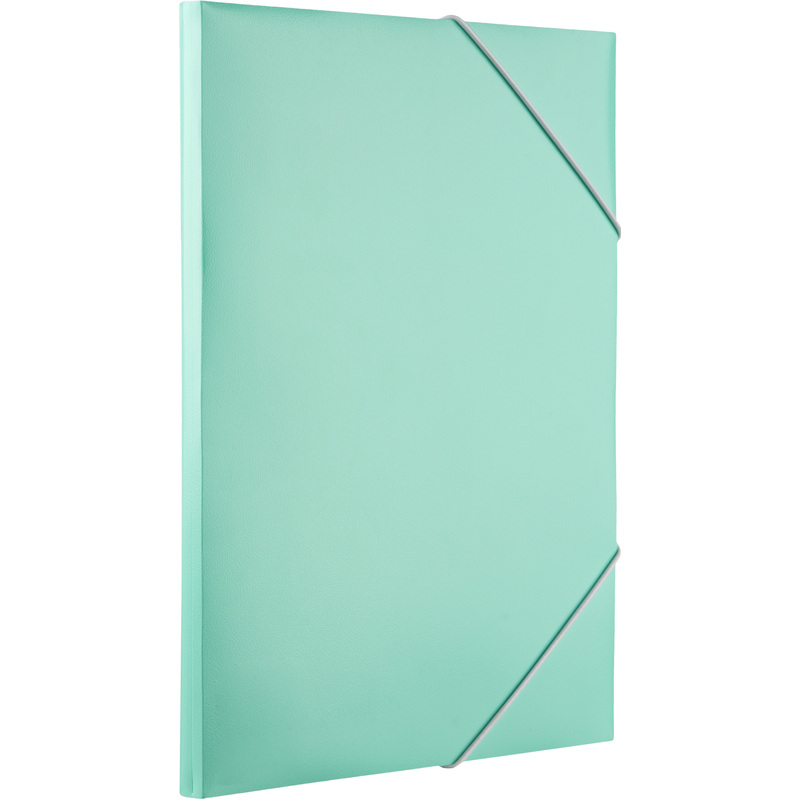 Изображение товара Папка на резинках Акварель А4 20 мм бирюзовая полипропиленовая Россия