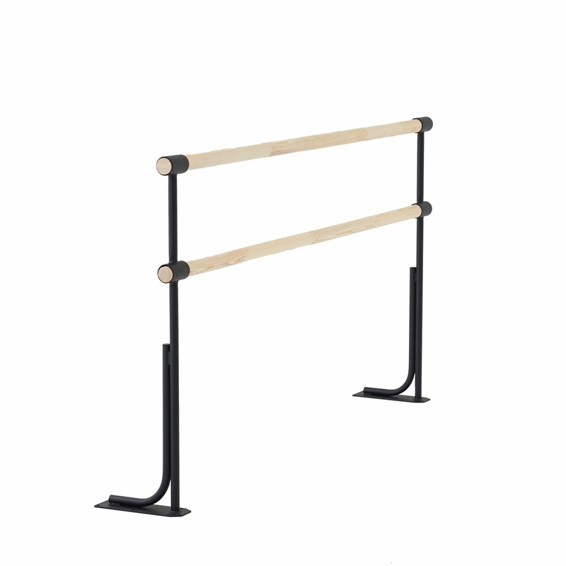 Изображение товара Двухрядный напольный хореографический станок Батман 200x110 см стационарный