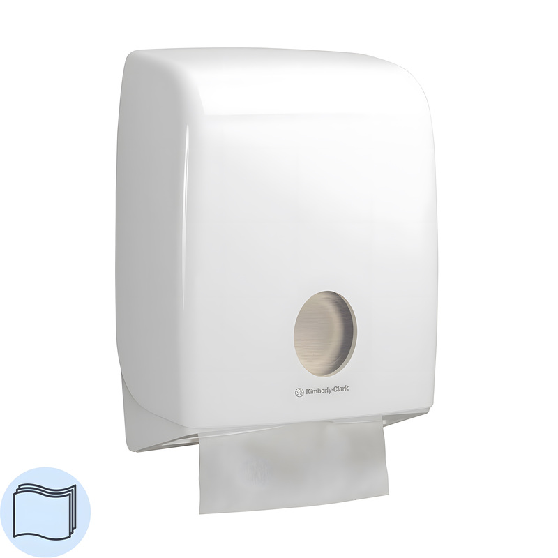 Изображение товара Диспенсер для полотенец Kimberly-Clark Aquarius белый 6954 пластик настенный