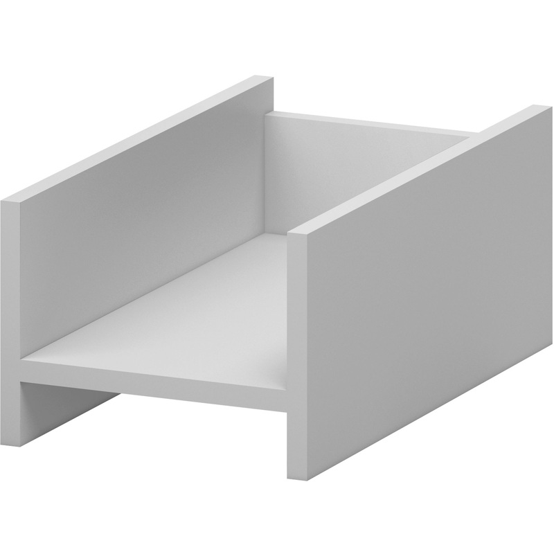 Изображение товара Подставка под системный блок СП-Бюджет 1350 белый шагрень 272x500x200 мм