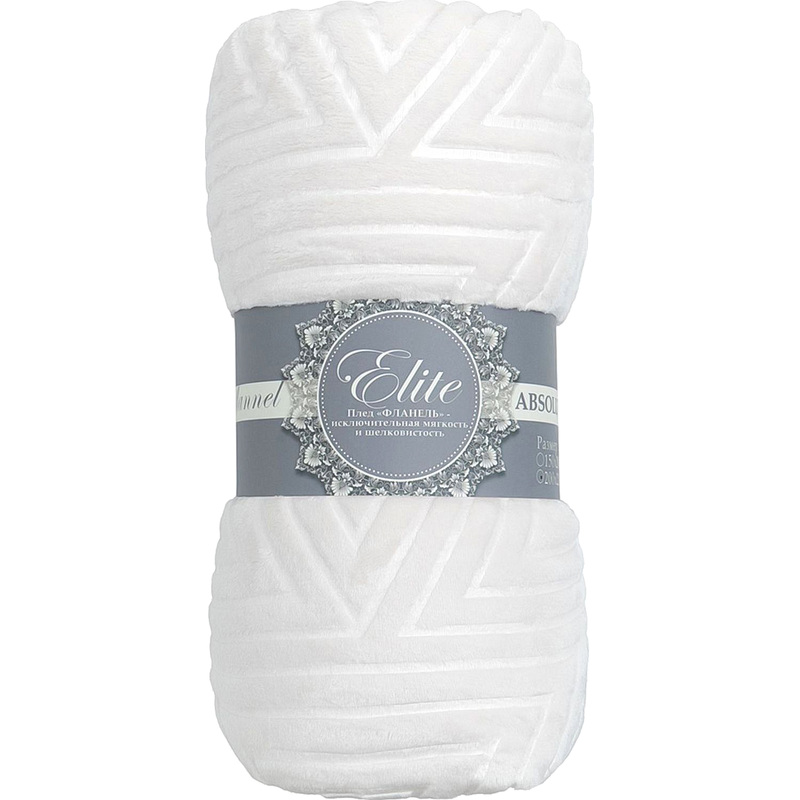 Изображение товара Плед Texrepublic Elite Греция фланель 200х220 см молочный