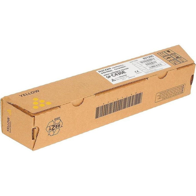 Изображение товара Картридж лазерный Ricoh SP C430E 821205/821282 желтый оригинальный с ресурсом 24000 стр