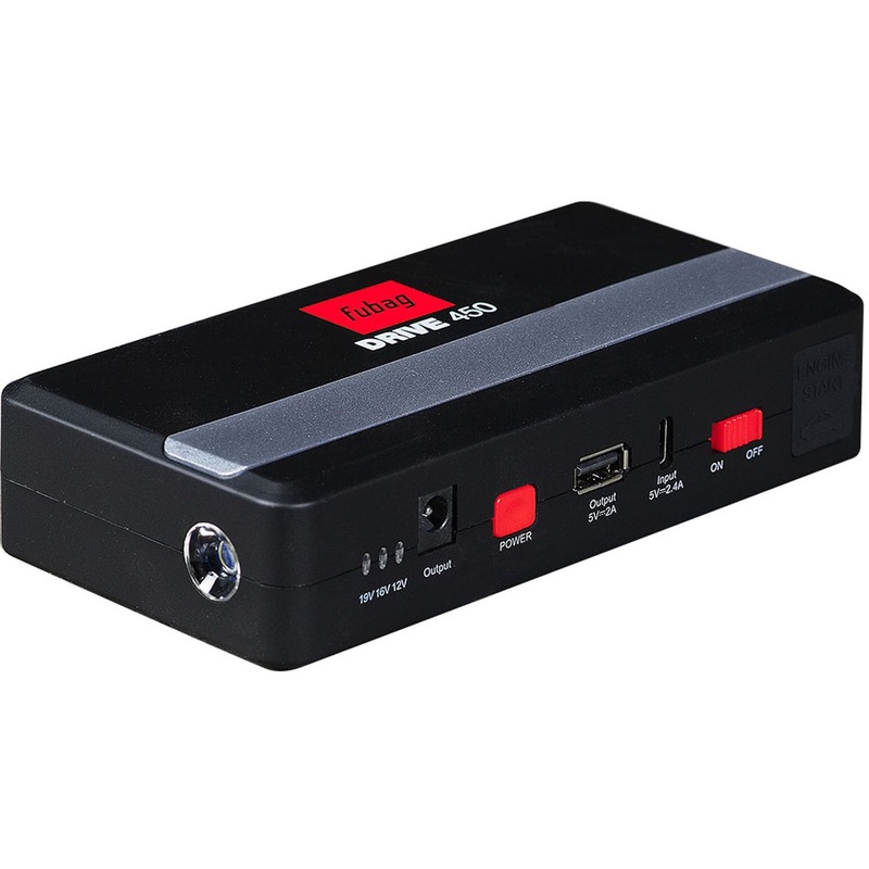 Изображение товара Пусковое устройство Fubag Drive 450 (46309) 12000 мАч, 12В, USB