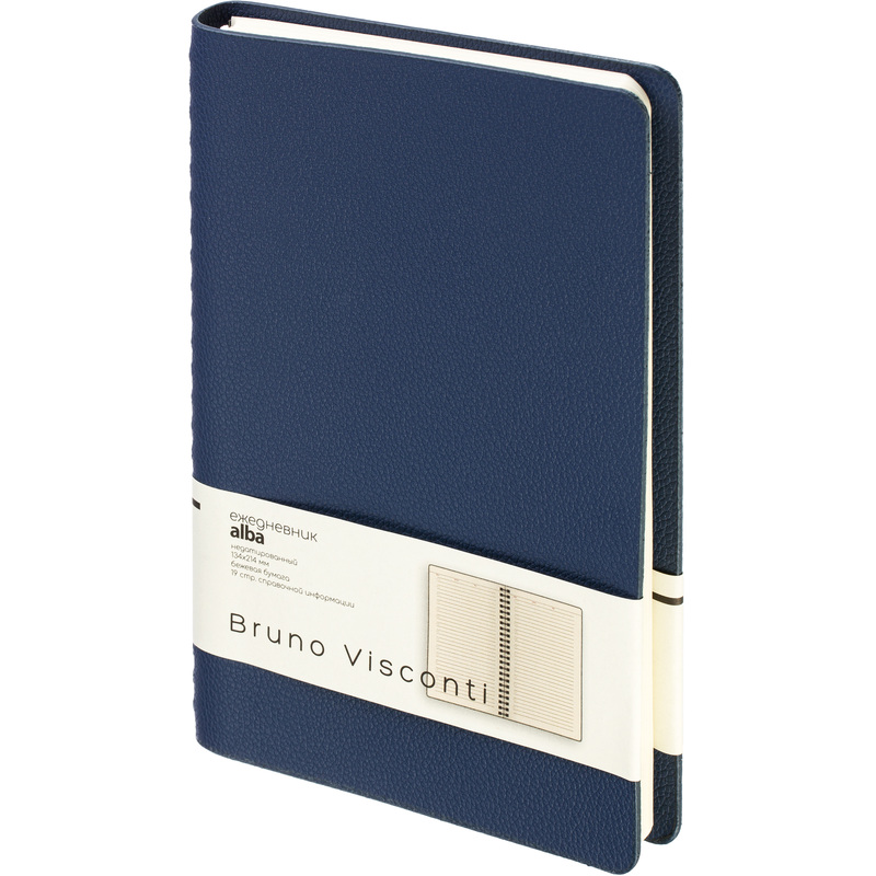 Изображение товара Ежедневник недатированный Bruno Visconti Alba искусственная кожа А5 синий