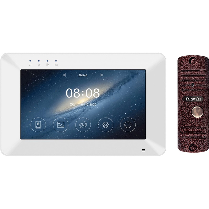 Изображение товара Комплект видеодомофона Tantos Roni HD Wi-Fi Kit 7 дюймов цветной монитор