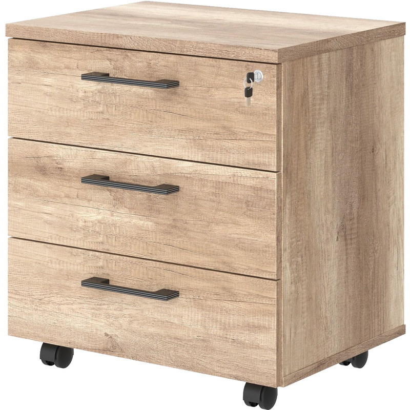 Изображение товара Тумба подкатная Torr TMC-3D.1A дуб каньон 465x452x650 мм 3 ящика