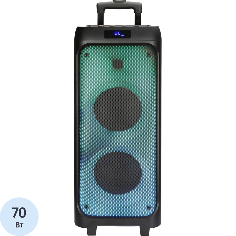 Изображение товара Акустическая система Supra SMB-820 чёрная с подсветкой Bluetooth и караоке