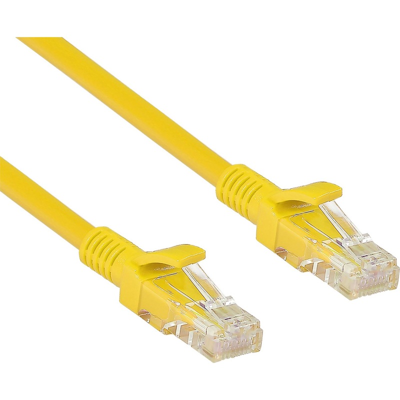Изображение товара Патч-корд витая пара ExeGate UTP-RJ45-RJ45-5e-0,3M-YL cat 5e 0.3 м (EX258664RUS)