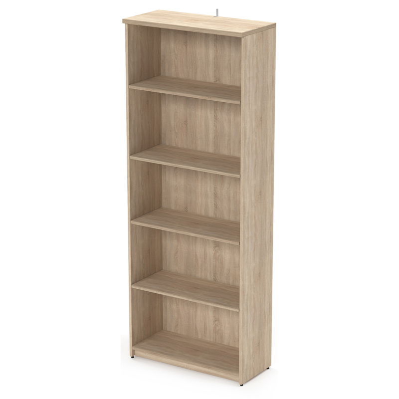 Изображение товара Стеллаж для документов Easy Комус Мебель (Easy to lead) to lead Easy One (дуб сонома, 768x370x1997 мм)