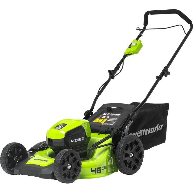 Изображение товара Газонокосилка аккумуляторная Greenworks без АКБ и ЗУ (2514407)