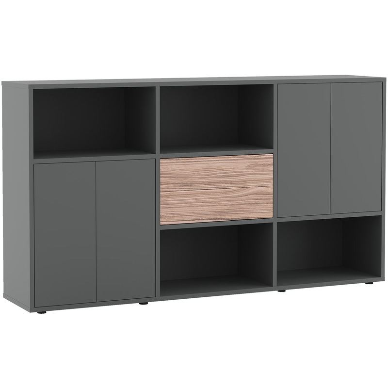 Изображение товара Шкаф SS Dali средний 522 DLI37252223 орех сахара / антр