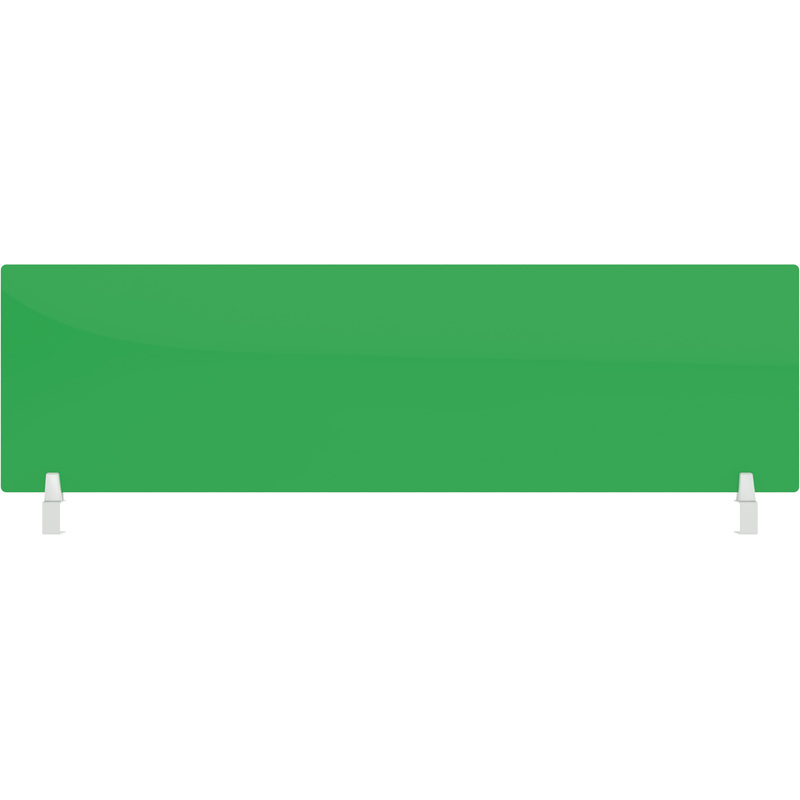 Изображение товара Акриловый защитный экран на струбцине зеленый 1400х55х400 мм