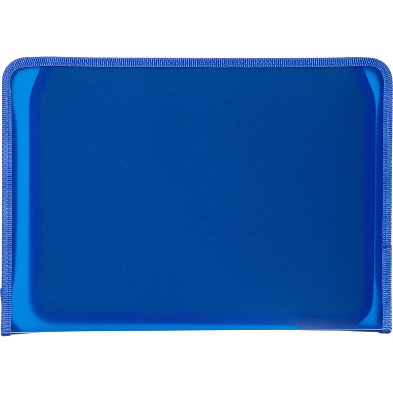 Изображение товара Папка для тетрадей Комус Класс А4 Синяя полипропилен с 1 отделением на молнии