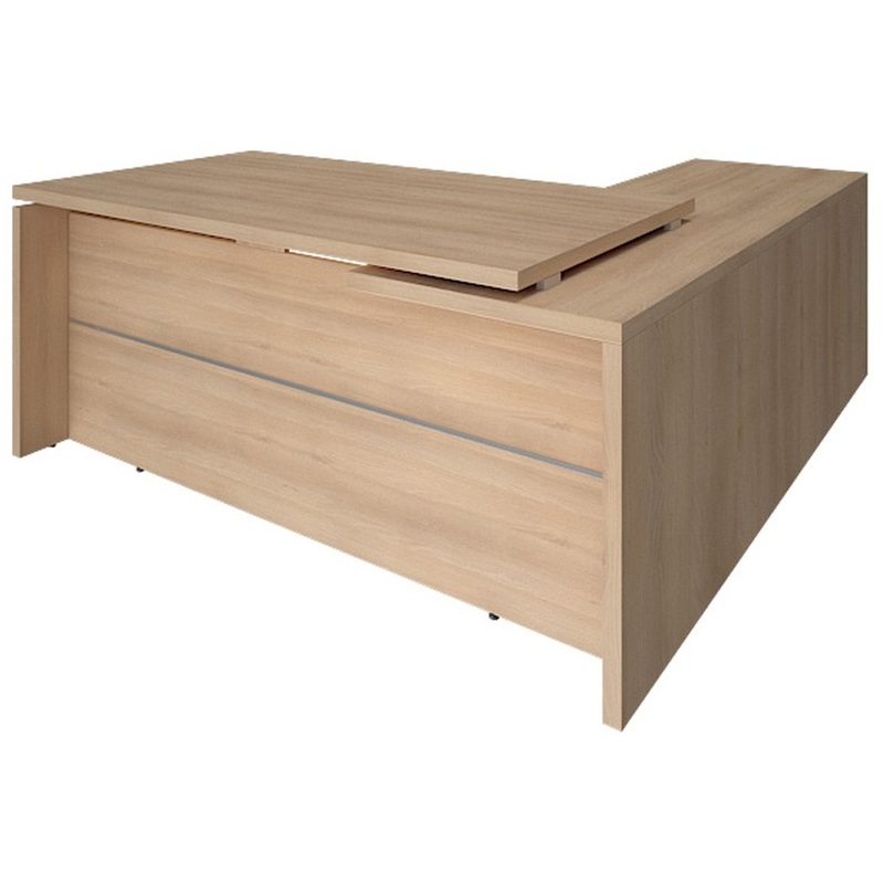 Изображение товара Стол руководителя угловой LT-C 18L левый акация лорка 1800х2000х750 мм