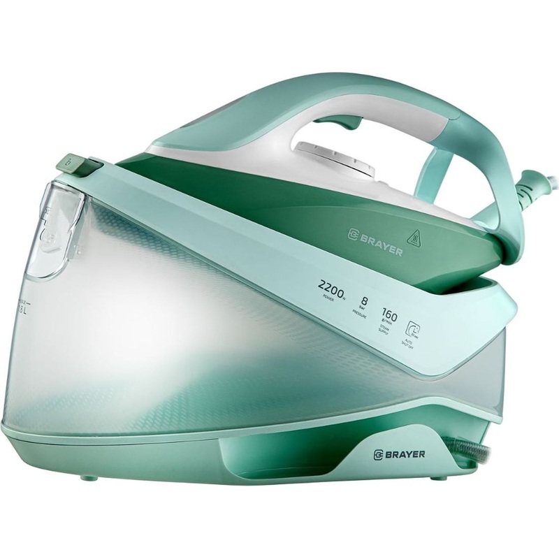 Изображение товара Парогенератор Brayer BR4154 с паровым ударом и защитой от накипи