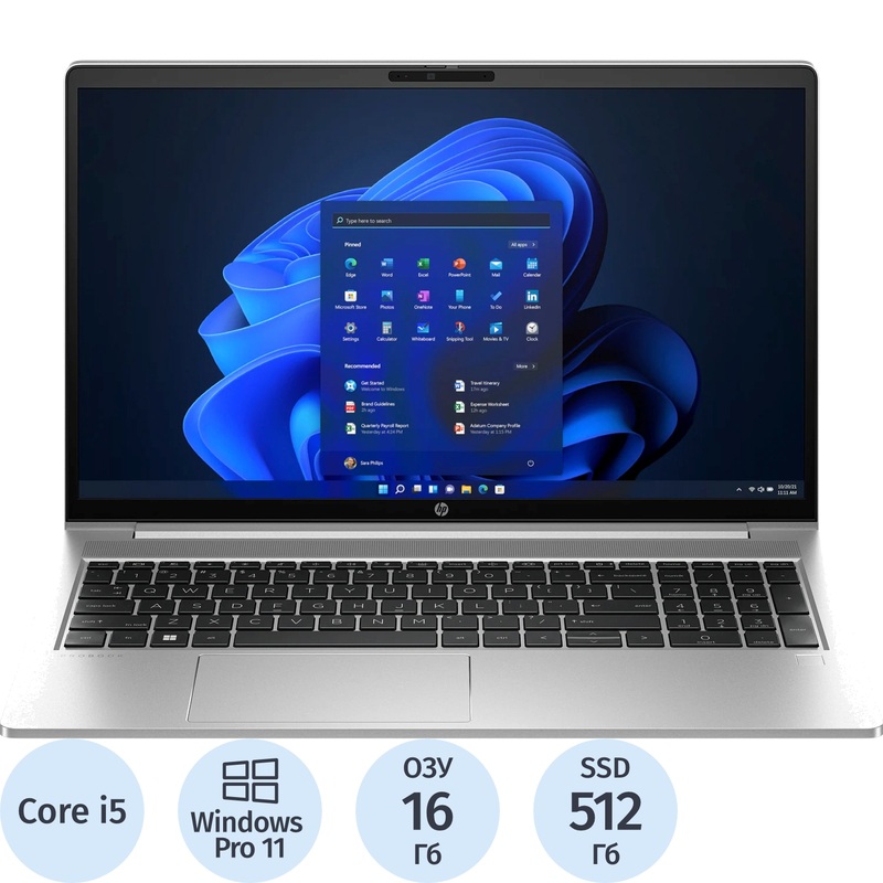 Изображение товара Ноутбук HP ProBook 450 G10 с Intel Core i5 и 16 ГБ ОП